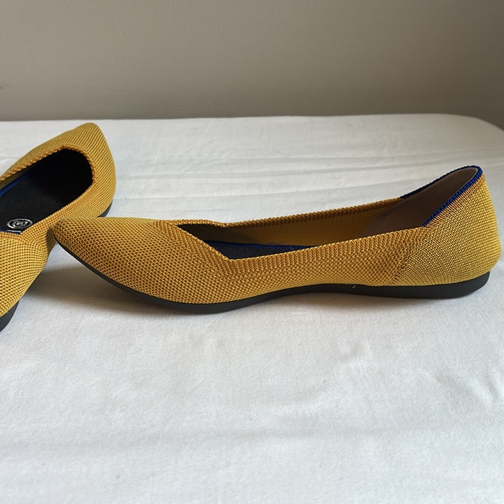 Rothy’s The Point flats in Marigold - Picture 5 of 10